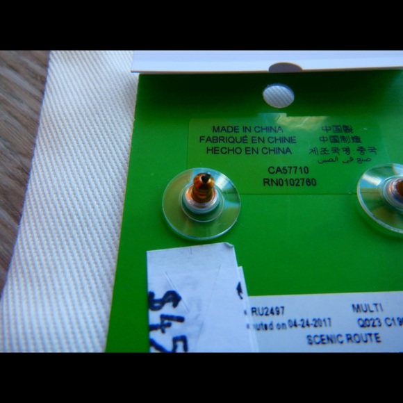 Authentic Kate Spade Cactus Earrings - Picture 3 of 4